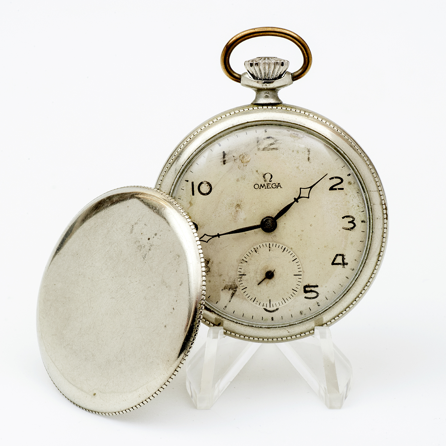 OMEGA. Reloj de Bolsillo para caballero, lepine y remontoir. Ca. 1890 OMEGA. Reloj de Bolsillo para caballero, lepine y remontoir. Ca. 1890