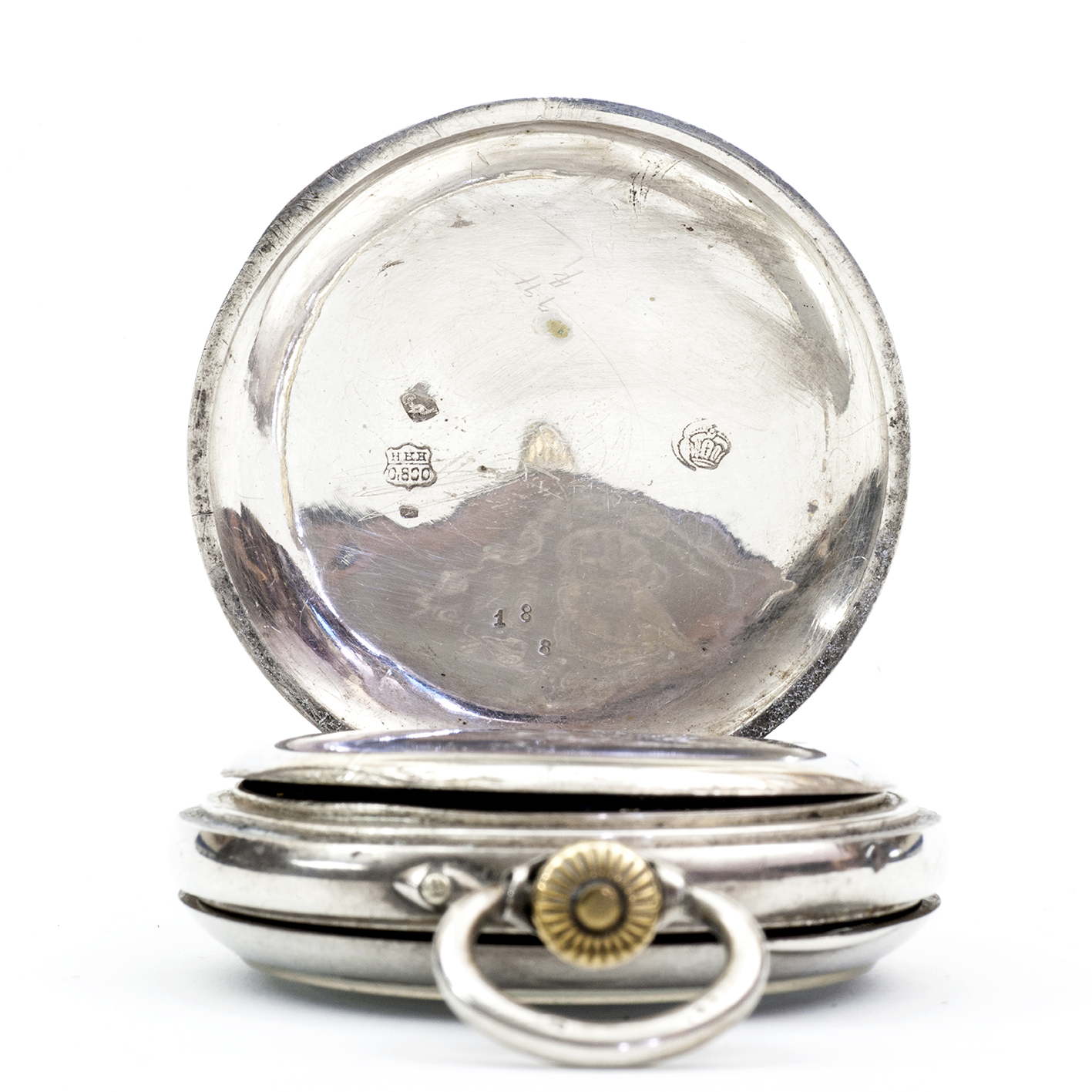 REGULUS DEPOSE. Reloj de Bolsillo, lepine y remontoir. Plata. Suiza, ca. 1900. REGULUS DEPOSE. Reloj de Bolsillo, lepine y remontoir. Plata. Suiza, ca. 1900.