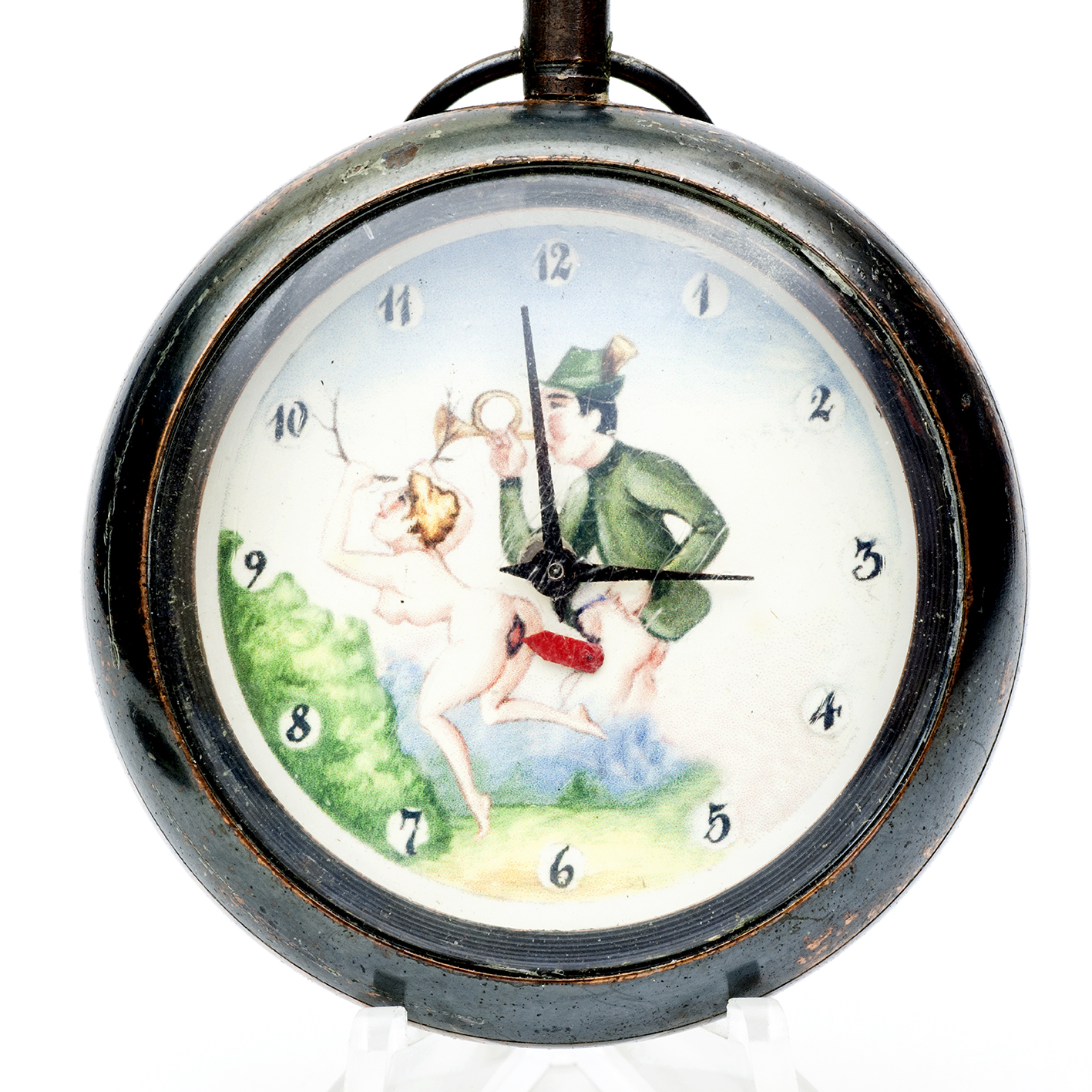 Reloj Erótico de Bolsillo, Lepine, remontoir, Automatón. Suiza. Ca. 1900 Reloj Erótico de Bolsillo, Lepine, remontoir, Automatón. Suiza. Ca. 1900