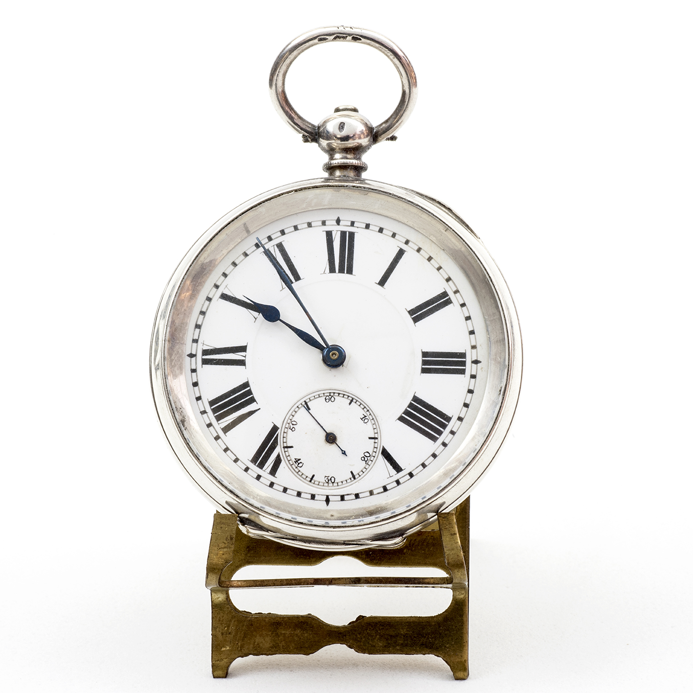 Reloj suizo de bolsillo lepine. Plata Fina. Suiza, ca. 1880. Reloj suizo de bolsillo lepine. Plata Fina. Suiza, ca. 1880.