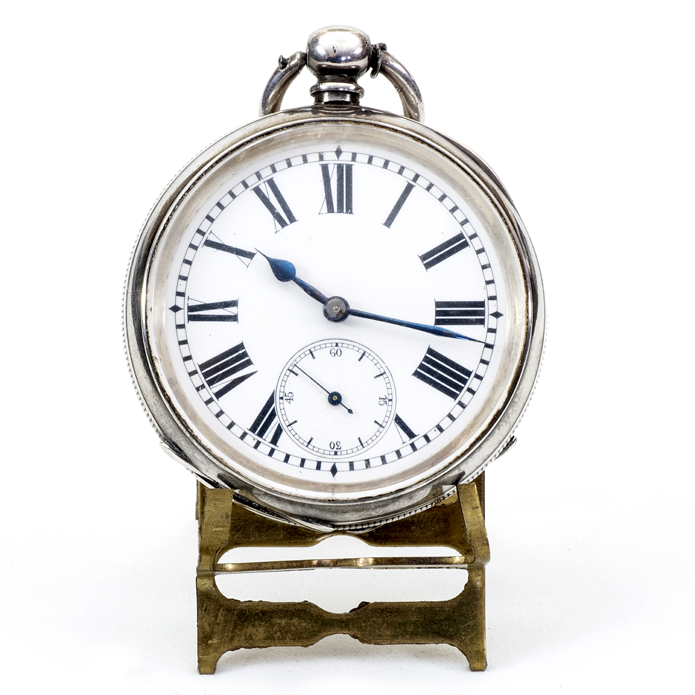 Reloj suizo de bolsillo lepine. Plata Fina. Suiza, ca. 1890. Reloj suizo de bolsillo lepine. Plata Fina. Suiza, ca. 1890.