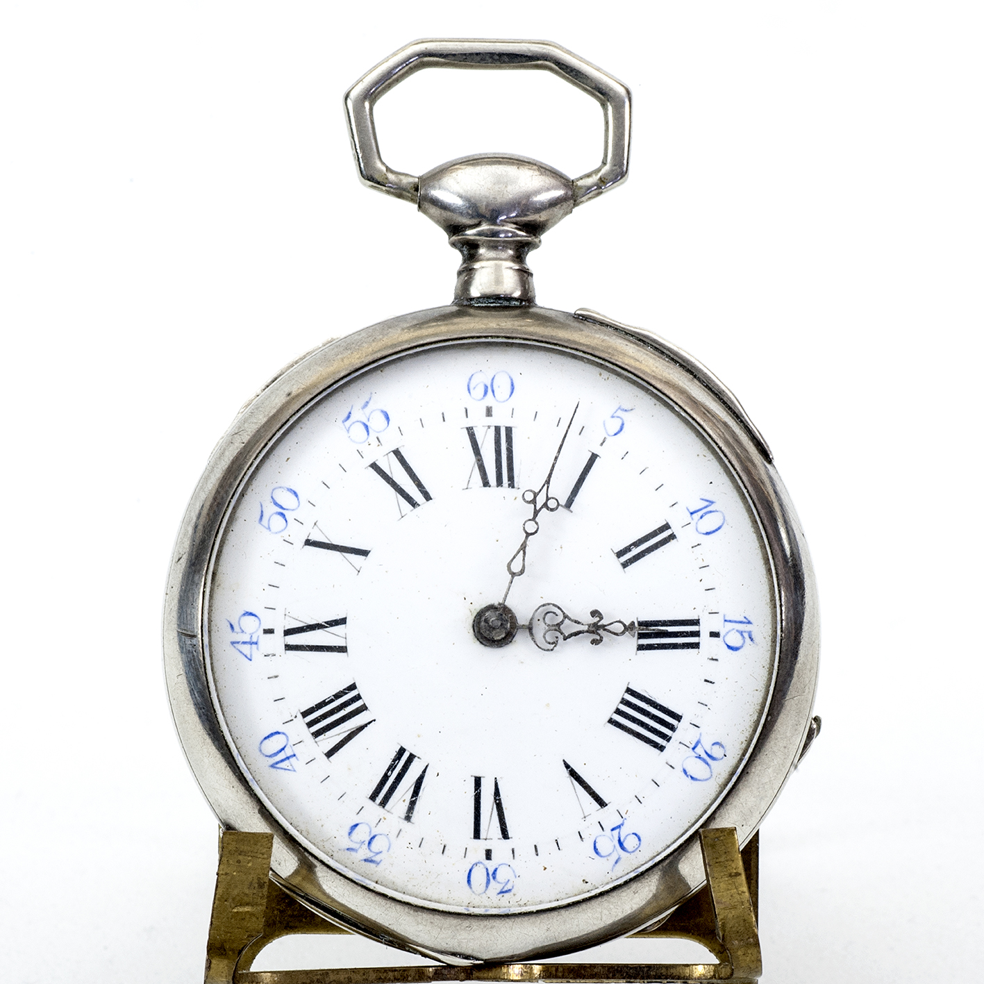 Reloj suizo de bolsillo lepine. Plata. Suiza, ca. 1890. Reloj suizo de bolsillo lepine. Plata. Suiza, ca. 1890.