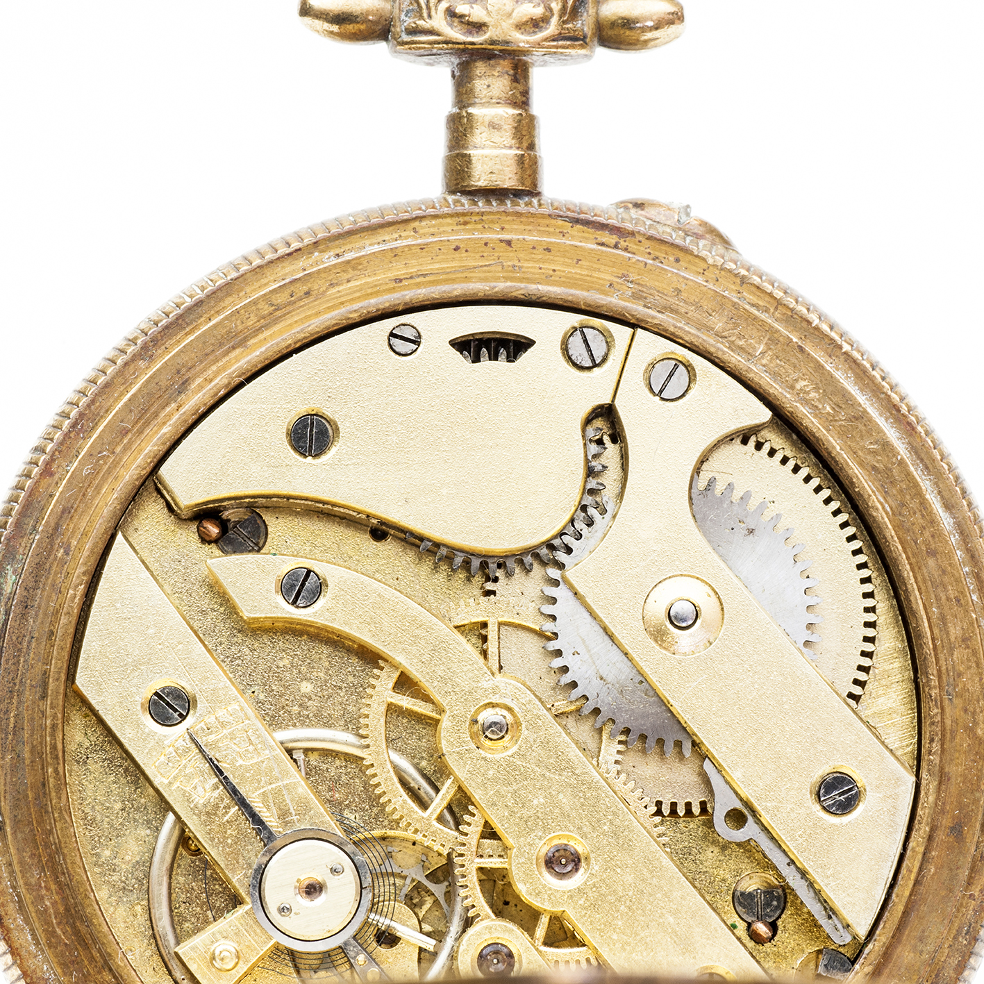 Reloj Suizo de bolsillo, lepine y remontoir. Suiza, ca. 1900. Reloj Suizo de bolsillo, lepine y remontoir. Suiza, ca. 1900.