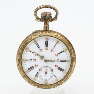 Reloj Suizo de bolsillo, lepine y remontoir. Suiza, ca. 1900.