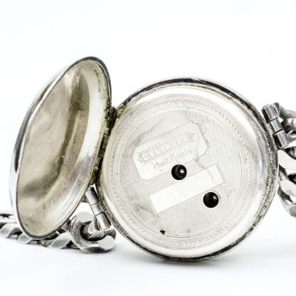 Swiss pocket/bracelet watch, lepine. Silver. Switzerland, ca. 1900.