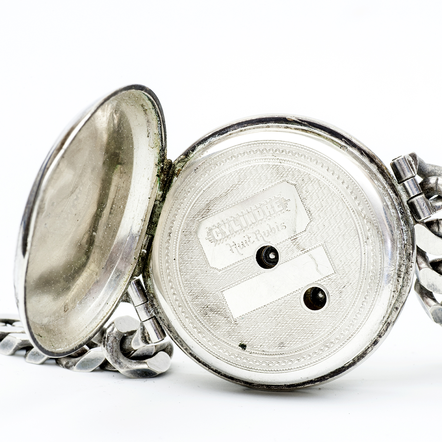 Reloj Suizo de bolsillo/pulsera, lepine. Plata. Suiza, ca. 1900. Reloj Suizo de bolsillo/pulsera, lepine. Plata. Suiza, ca. 1900.