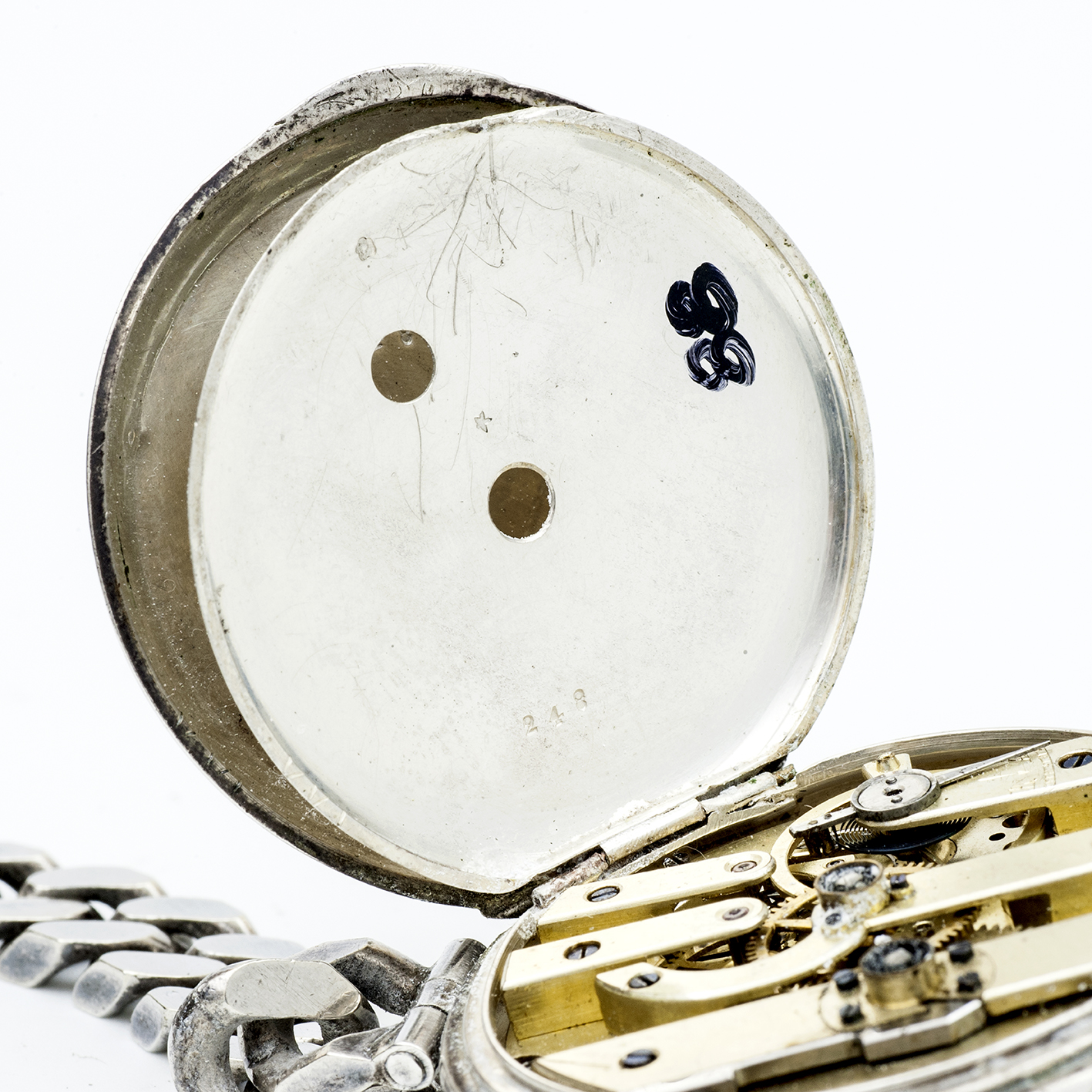 Reloj Suizo de bolsillo/pulsera, lepine. Plata. Suiza, ca. 1900. Reloj Suizo de bolsillo/pulsera, lepine. Plata. Suiza, ca. 1900.