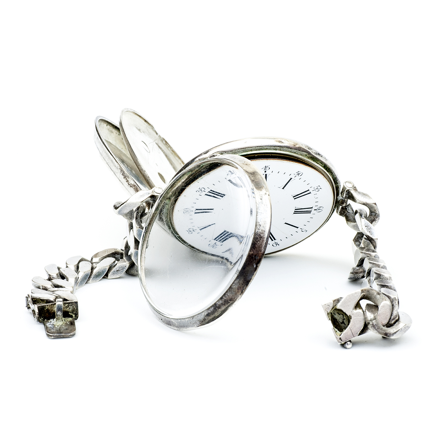 Reloj Suizo de bolsillo/pulsera, lepine. Plata. Suiza, ca. 1900. Reloj Suizo de bolsillo/pulsera, lepine. Plata. Suiza, ca. 1900.