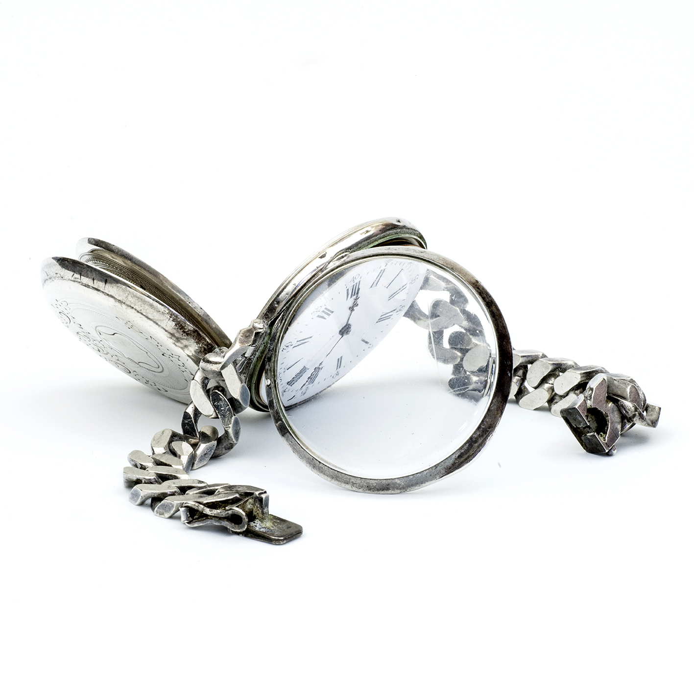 Reloj Suizo de bolsillo/pulsera, lepine. Plata. Suiza, ca. 1900. Reloj Suizo de bolsillo/pulsera, lepine. Plata. Suiza, ca. 1900.