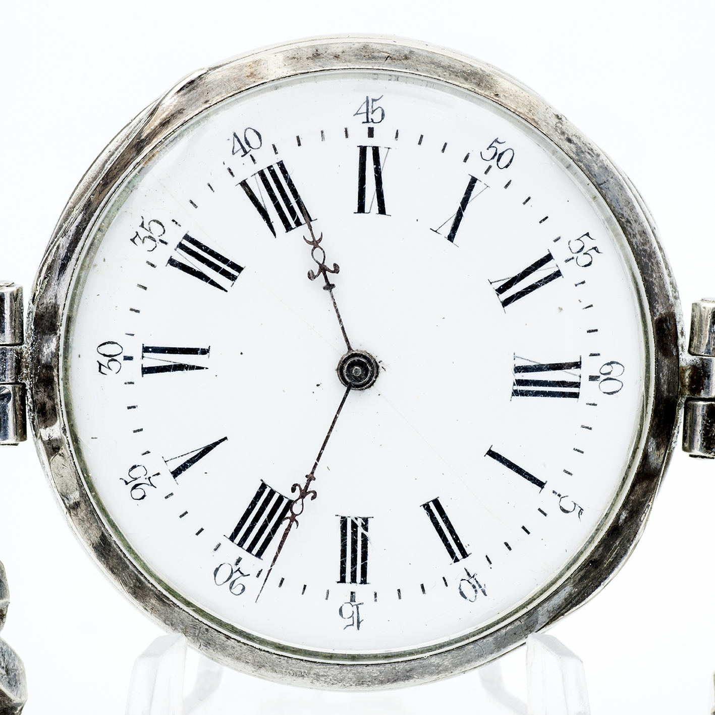 Reloj Suizo de bolsillo/pulsera, lepine. Plata. Suiza, ca. 1900. Reloj Suizo de bolsillo/pulsera, lepine. Plata. Suiza, ca. 1900.