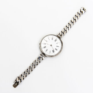 Reloj Suizo de bolsillo/pulsera, lepine. Plata. Suiza, ca. 1900.