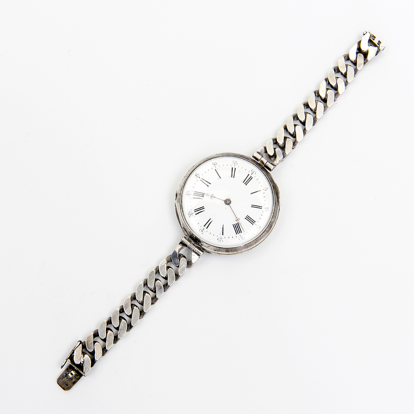 Reloj Suizo de bolsillo/pulsera, lepine. Plata. Suiza, ca. 1900. Reloj Suizo de bolsillo/pulsera, lepine. Plata. Suiza, ca. 1900.