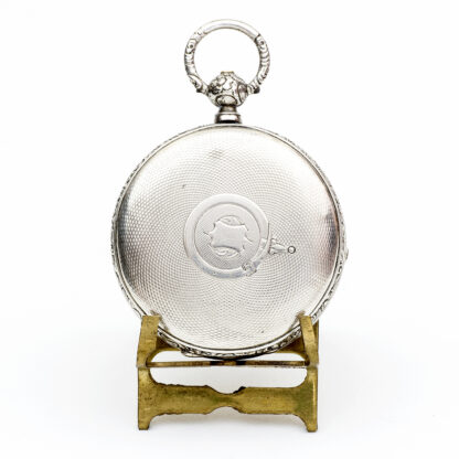 Montre de poche suisse, saboneta. Argent doré. Suisse, env. 1880.