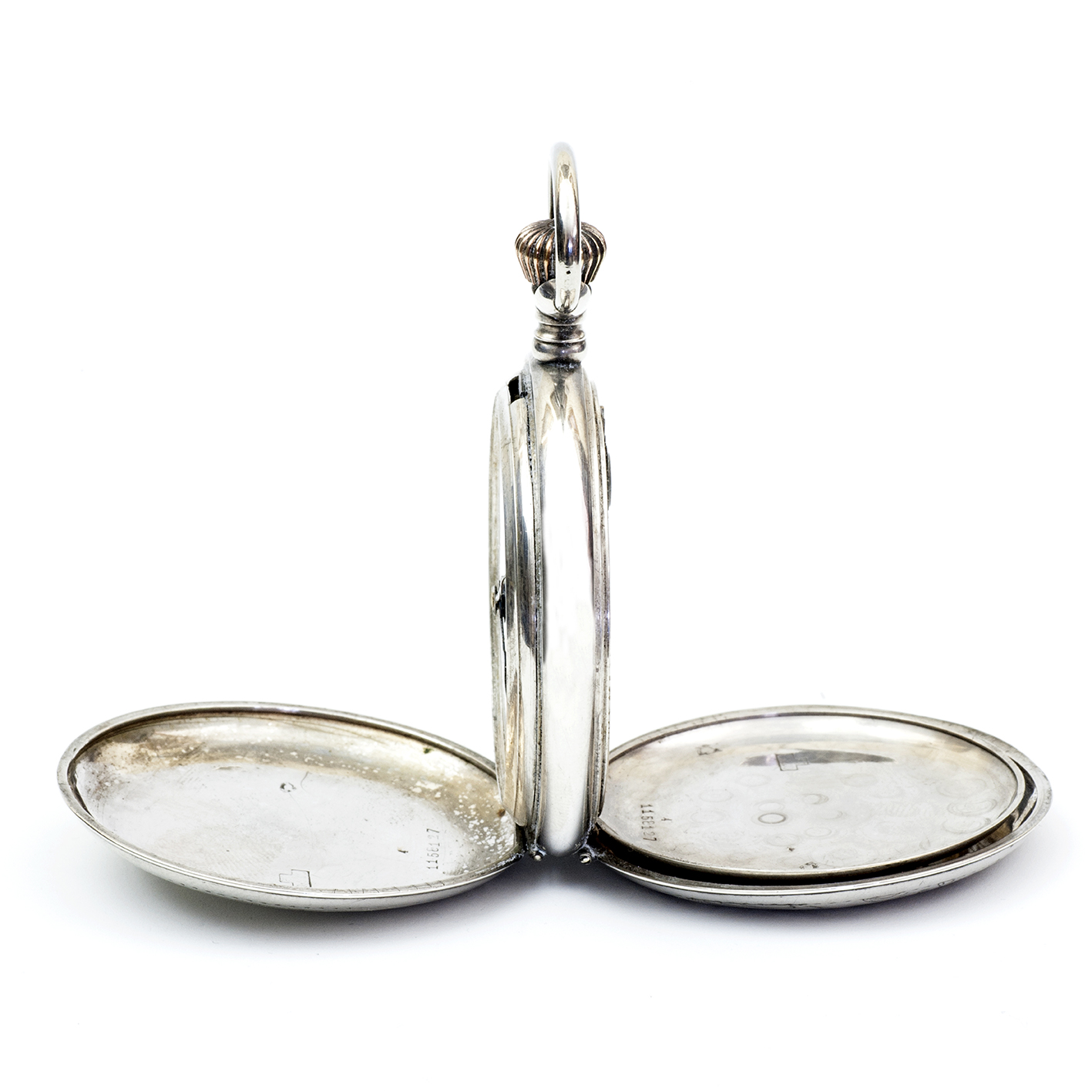 Reloj suizo de Bolsillo, saboneta y remontoir. Plata. Suiza, ca. 1900. Reloj suizo de Bolsillo, saboneta y remontoir. Plata. Suiza, ca. 1900.