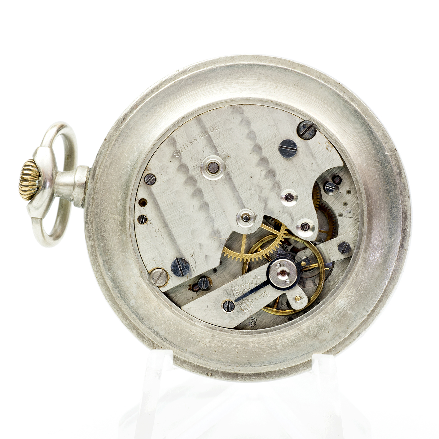 SOLO (Langerdorf Watch Company). Reloj de bolsillo-colgar, lepine y remontoir. Suiza, ca. 1950 SOLO (Langerdorf Watch Company). Reloj de bolsillo-colgar, lepine y remontoir. Suiza, ca. 1950