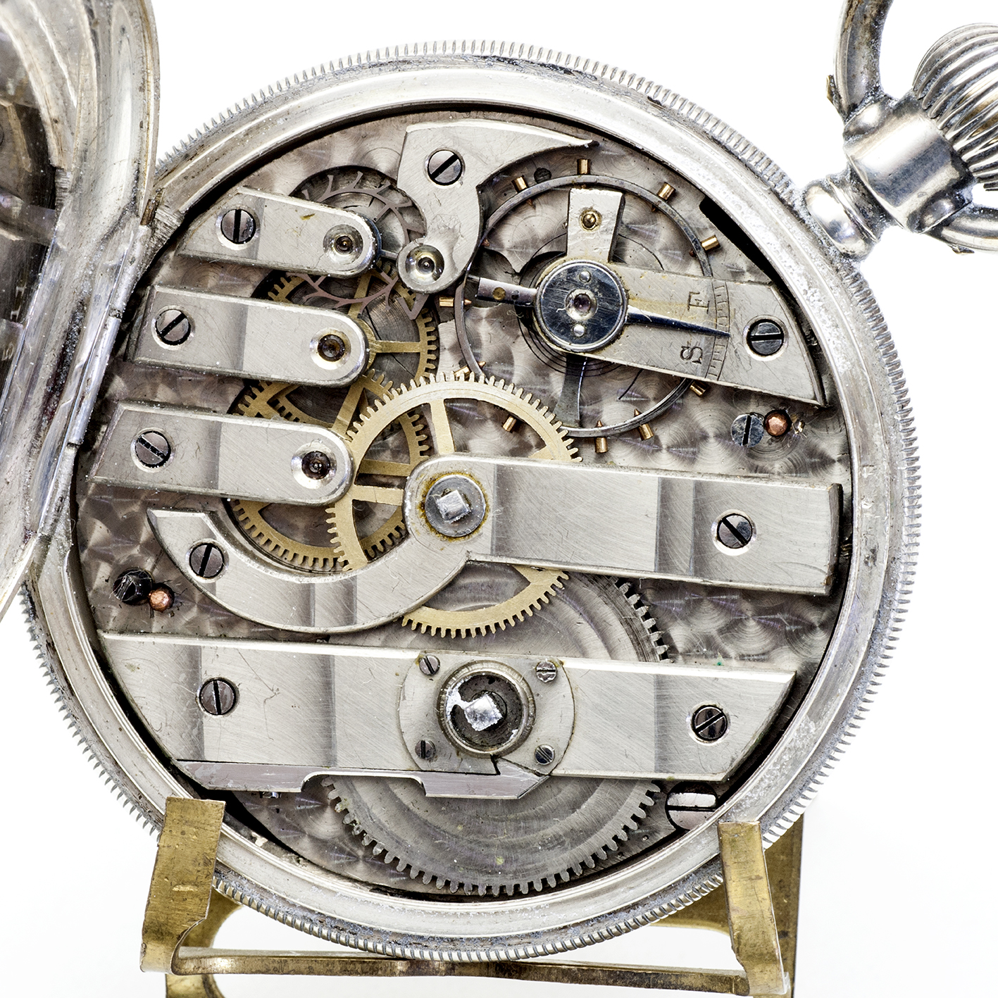 U. PERRET. Reloj suizo de bolsillo, saboneta. Plata. Suiza, ca. 1880. U. PERRET. Reloj suizo de bolsillo, saboneta. Plata. Suiza, ca. 1880.
