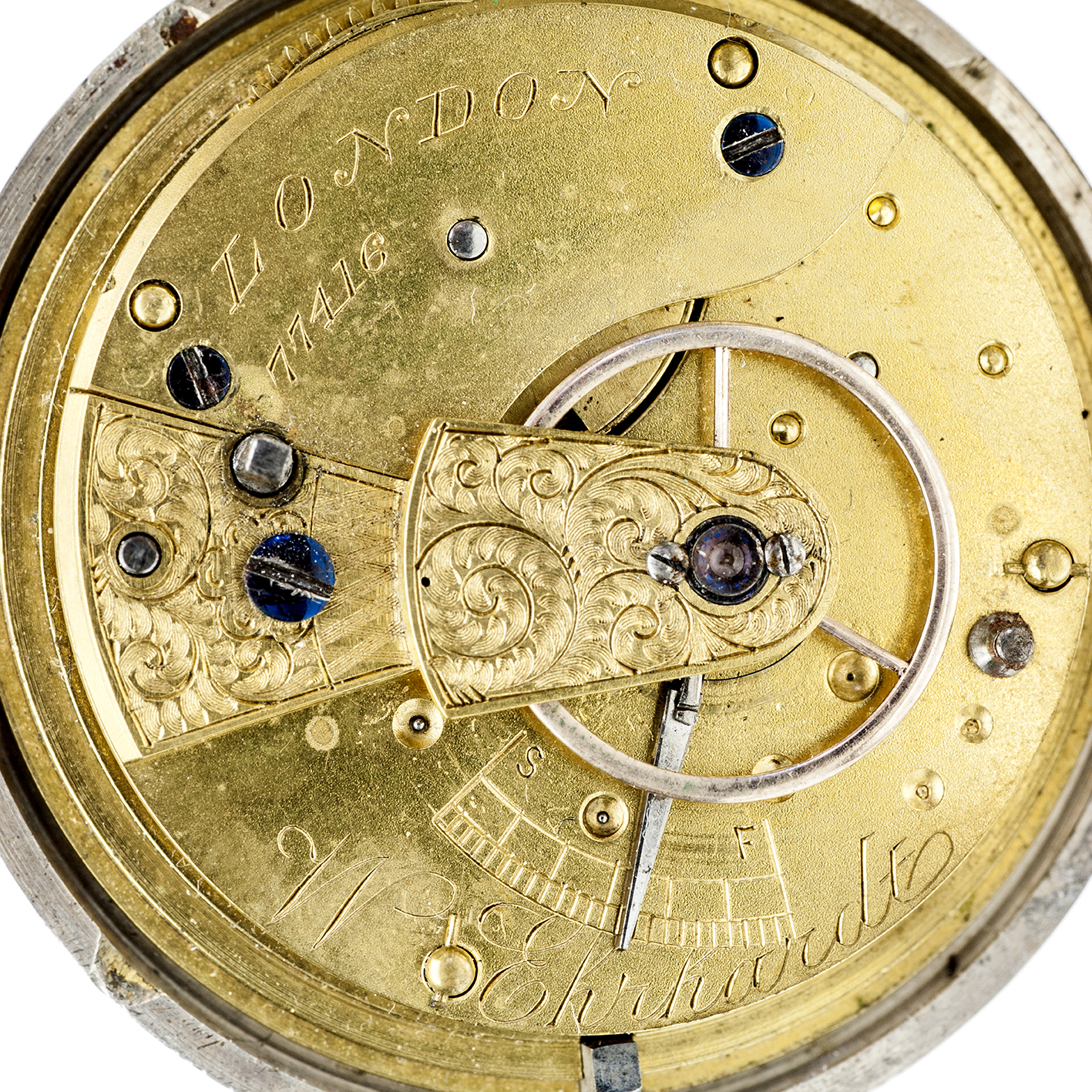 W. EHRHARDT (Londres). Reloj Inglés de Bolsillo, saboneta, Half Fusee (SemiCatalino). Plata. Birmingham, 1882. W. EHRHARDT (Londres). Reloj Inglés de Bolsillo, saboneta, Half Fusee (SemiCatalino). Plata. Birmingham, 1882.