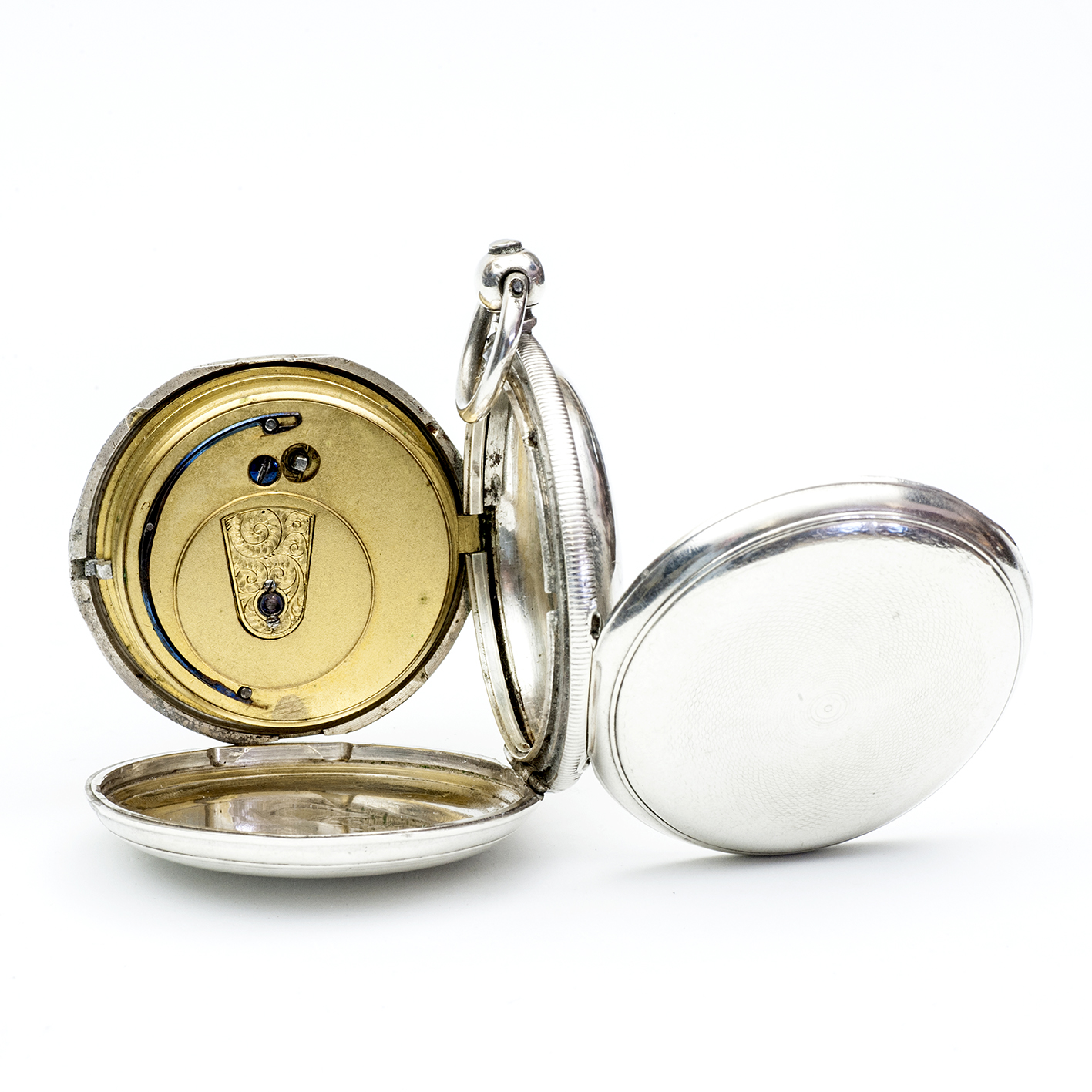 W. EHRHARDT (Londres). Reloj Inglés de Bolsillo, saboneta, Half Fusee (SemiCatalino). Plata. Birmingham, 1882. W. EHRHARDT (Londres). Reloj Inglés de Bolsillo, saboneta, Half Fusee (SemiCatalino). Plata. Birmingham, 1882.