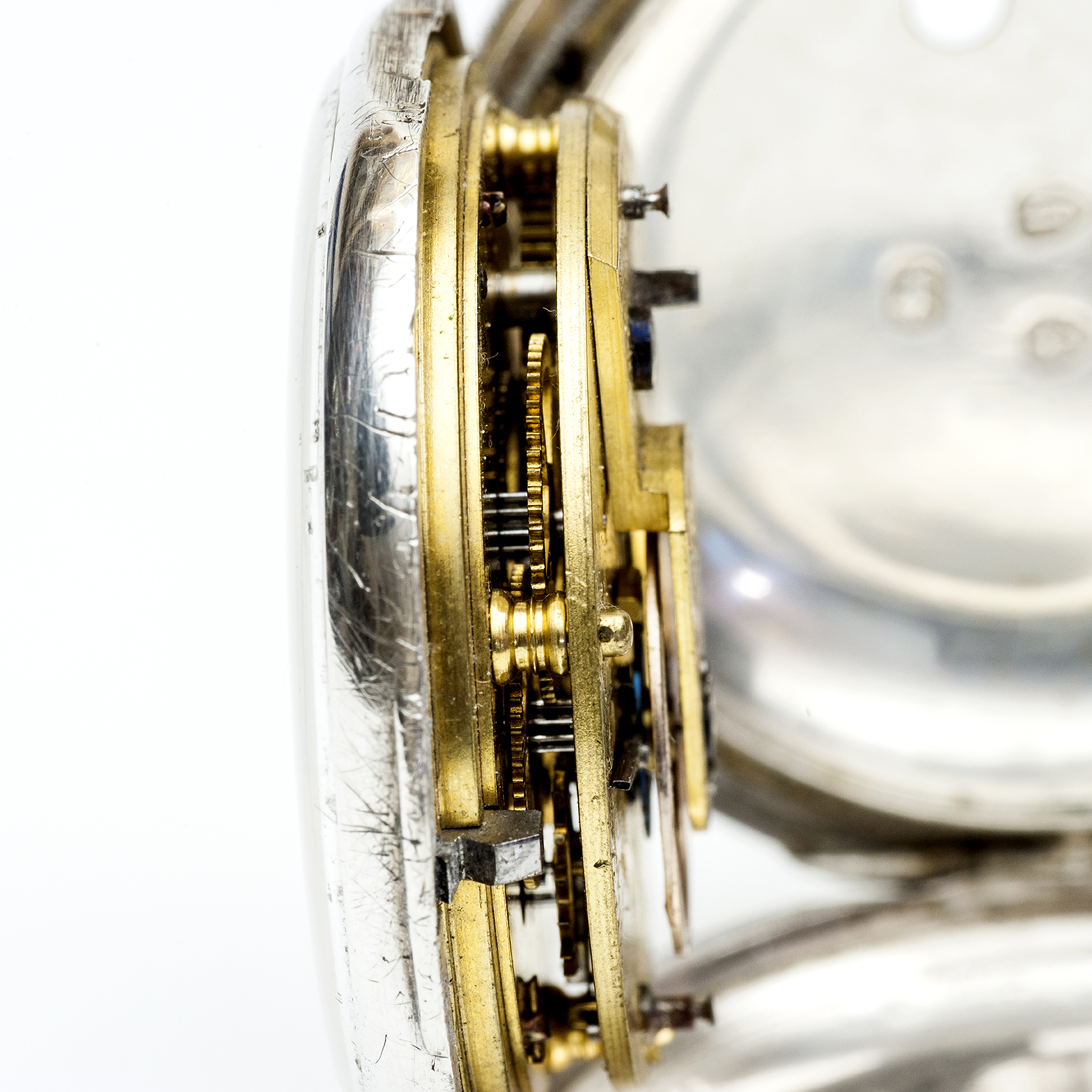 W. EHRHARDT (Londres). Reloj Inglés de Bolsillo, saboneta, Half Fusee (SemiCatalino). Plata. Birmingham, 1882. W. EHRHARDT (Londres). Reloj Inglés de Bolsillo, saboneta, Half Fusee (SemiCatalino). Plata. Birmingham, 1882.