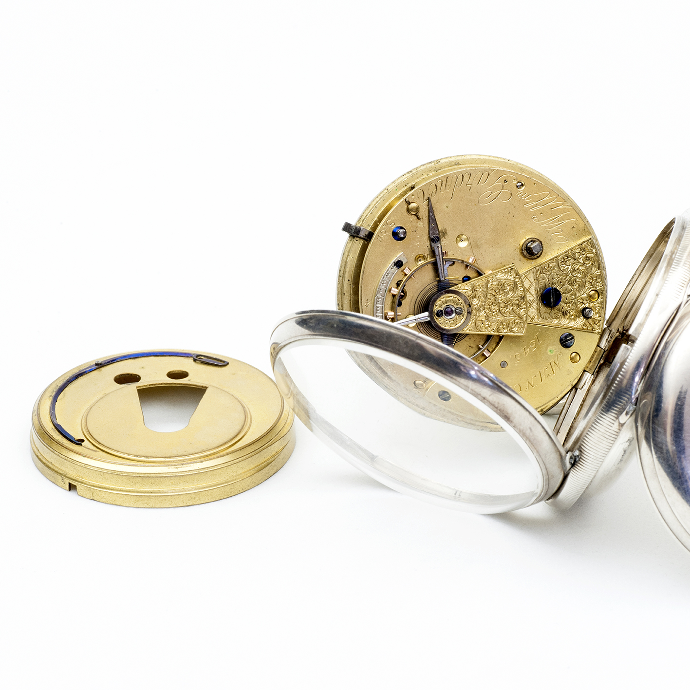 WILLIAM GARDNER. (Manchester). Reloj Inglés de Bolsillo, lepine, Half Fusee (SemiCatalino). Plata. Londres, año 1875. WILLIAM GARDNER. (Manchester). Reloj Inglés de Bolsillo, lepine, Half Fusee (SemiCatalino). Plata. Londres, año 1875.