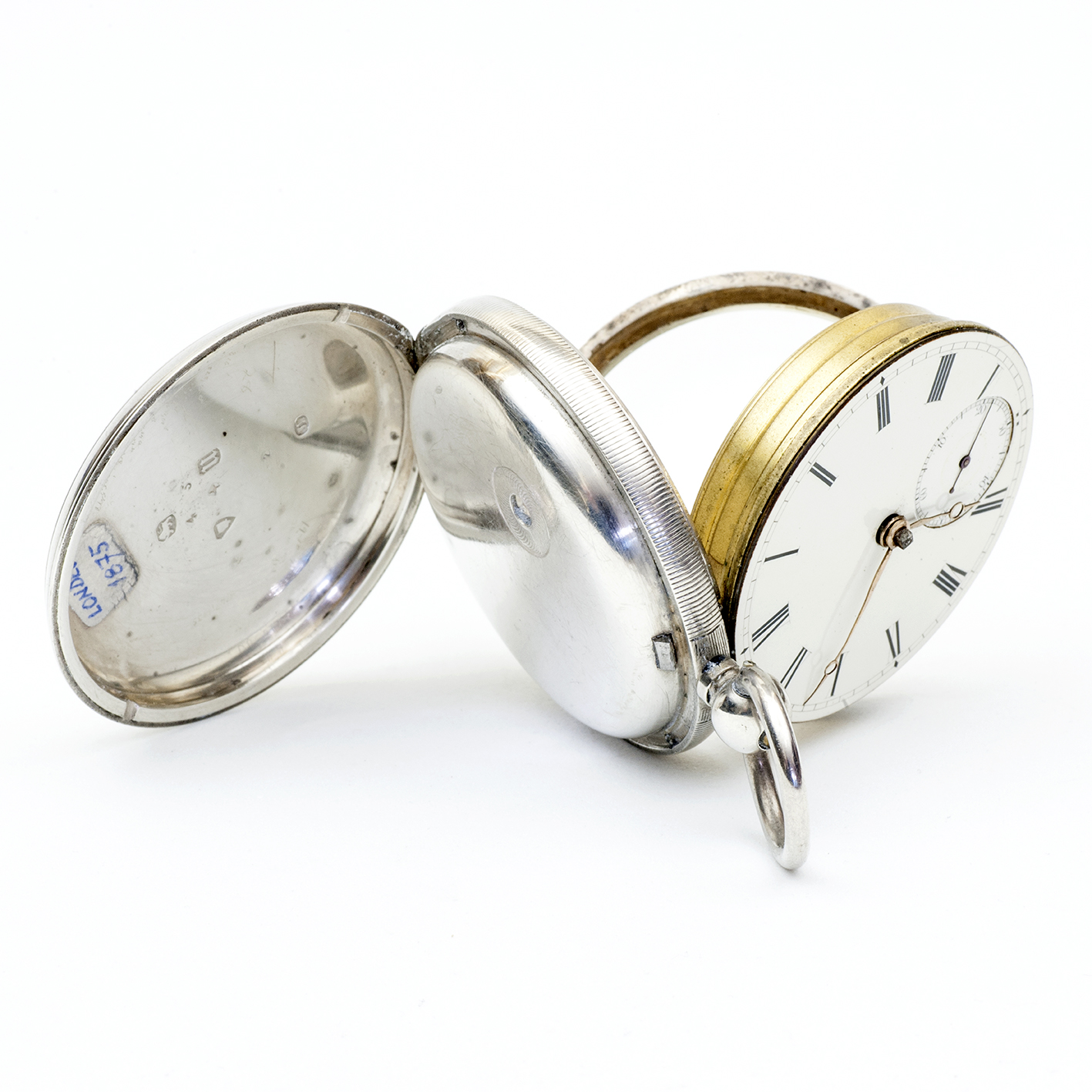 WILLIAM GARDNER. (Manchester). Reloj Inglés de Bolsillo, lepine, Half Fusee (SemiCatalino). Plata. Londres, año 1875. WILLIAM GARDNER. (Manchester). Reloj Inglés de Bolsillo, lepine, Half Fusee (SemiCatalino). Plata. Londres, año 1875.