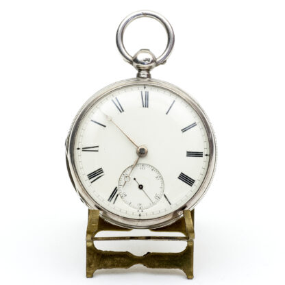 WILLIAM GARDNER. (Manchester). Reloj Inglés de Bolsillo, lepine, Half Fusee (SemiCatalino). Plata. Londres, año 1875.
