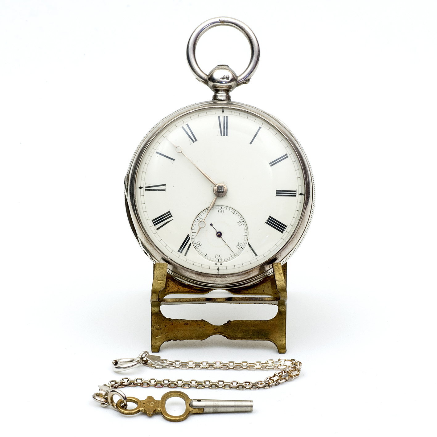 WILLIAM GARDNER. (Manchester). Reloj Inglés de Bolsillo, lepine, Half Fusee (SemiCatalino). Plata. Londres, año 1875. WILLIAM GARDNER. (Manchester). Reloj Inglés de Bolsillo, lepine, Half Fusee (SemiCatalino). Plata. Londres, año 1875.
