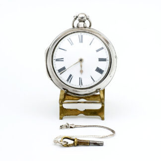 WILLIAMS PRATT (Harlow). Reloj de bolsillo lepine, Verge Fusee. Plata. Londres, año 1851.