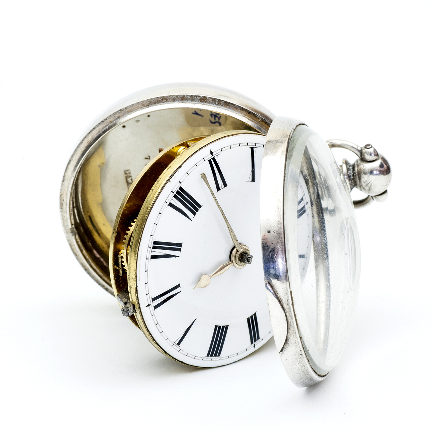 WILLIAMS PRATT (Harlow). Reloj de bolsillo lepine, Verge Fusee. Plata. Londres, año 1851. WILLIAMS PRATT (Harlow). Reloj de bolsillo lepine, Verge Fusee. Plata. Londres, año 1851.