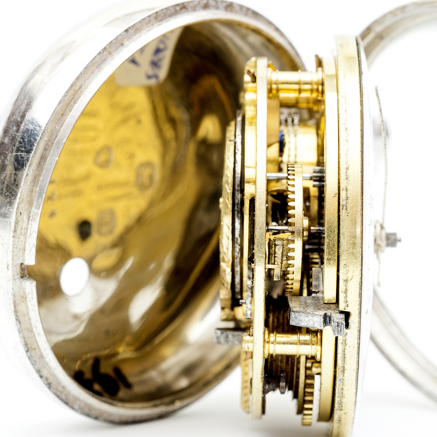 WILLIAMS PRATT (Harlow). Reloj de bolsillo lepine, Verge Fusee. Plata. Londres, año 1851. WILLIAMS PRATT (Harlow). Reloj de bolsillo lepine, Verge Fusee. Plata. Londres, año 1851.