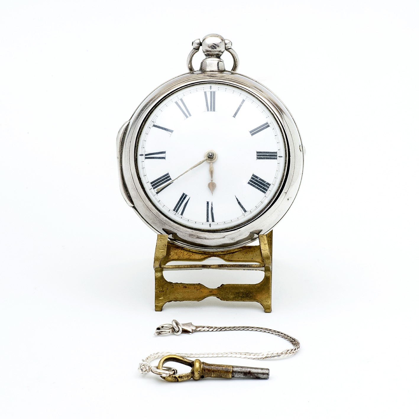 WILLIAMS PRATT (Harlow). Reloj de bolsillo lepine, Verge Fusee. Plata. Londres, año 1851. WILLIAMS PRATT (Harlow). Reloj de bolsillo lepine, Verge Fusee. Plata. Londres, año 1851.