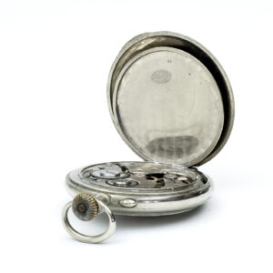 DOXA. Reloj Suizo erótico de bolsillo. AUTOMATÓN. Lepine y Remontoir. Gran Tamaño. Suiza, ca. 1906