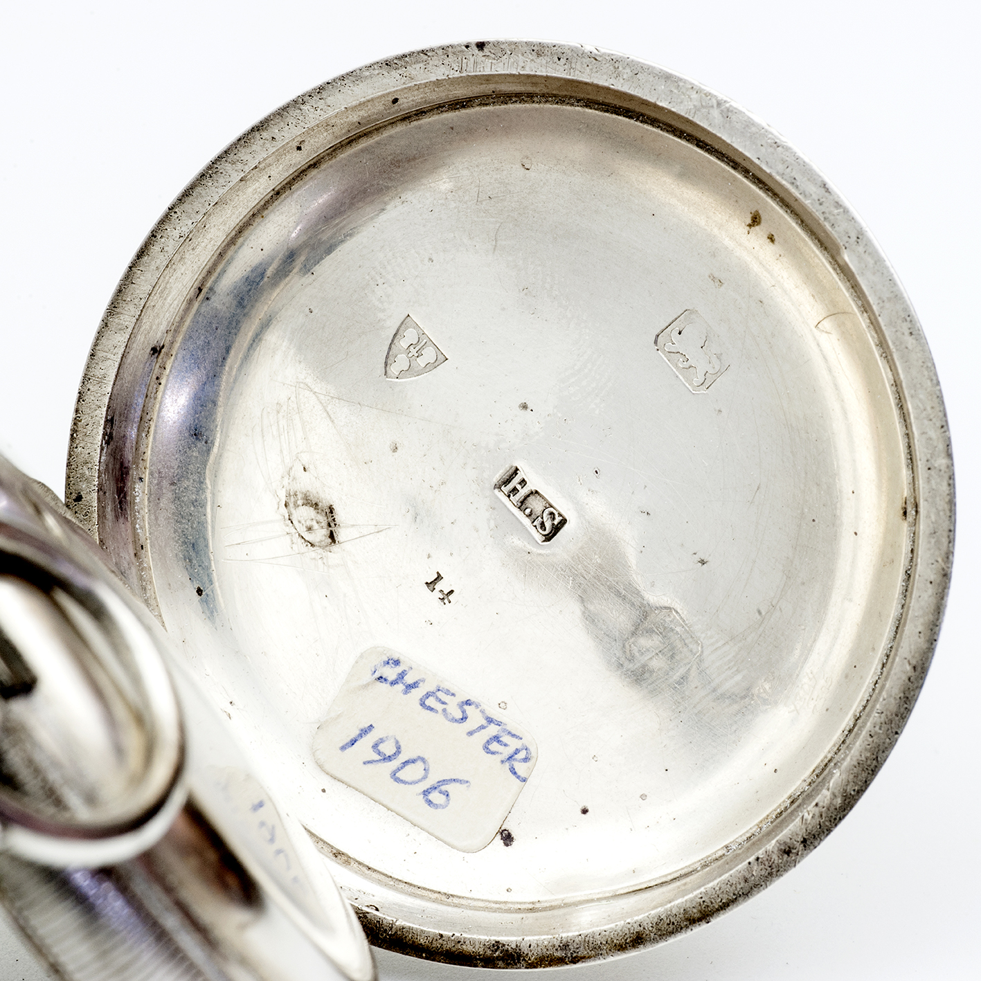 H. SAMUEL MANCHESTER. Reloj de bolsillo, lepine. Half Fusee (Semicatalino). Plata. Chester, 1906. H. SAMUEL MANCHESTER. Reloj de bolsillo, lepine. Half Fusee (Semicatalino). Plata. Chester, 1906.