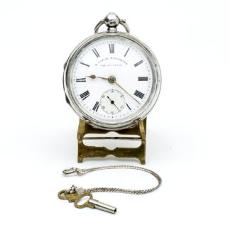 H. SAMUEL MANCHESTER. Reloj de bolsillo, lepine. Half Fusee (Semicatalino). Plata. Chester, 1906.