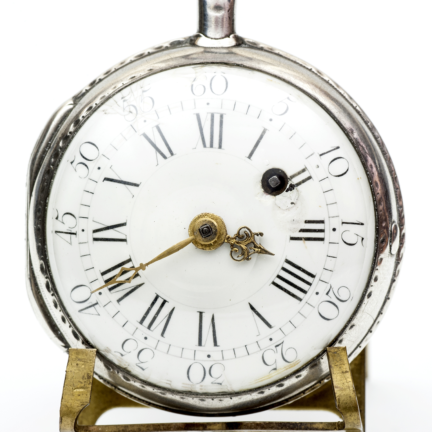 LIEBOLD (A Darmstadt). Reloj alemásn de bolsillo lepine, Verge Fusee (Catalino). Plata. Alemania, ca. 1850. LIEBOLD (A Darmstadt). Reloj alemásn de bolsillo lepine, Verge Fusee (Catalino). Plata. Alemania, ca. 1850.