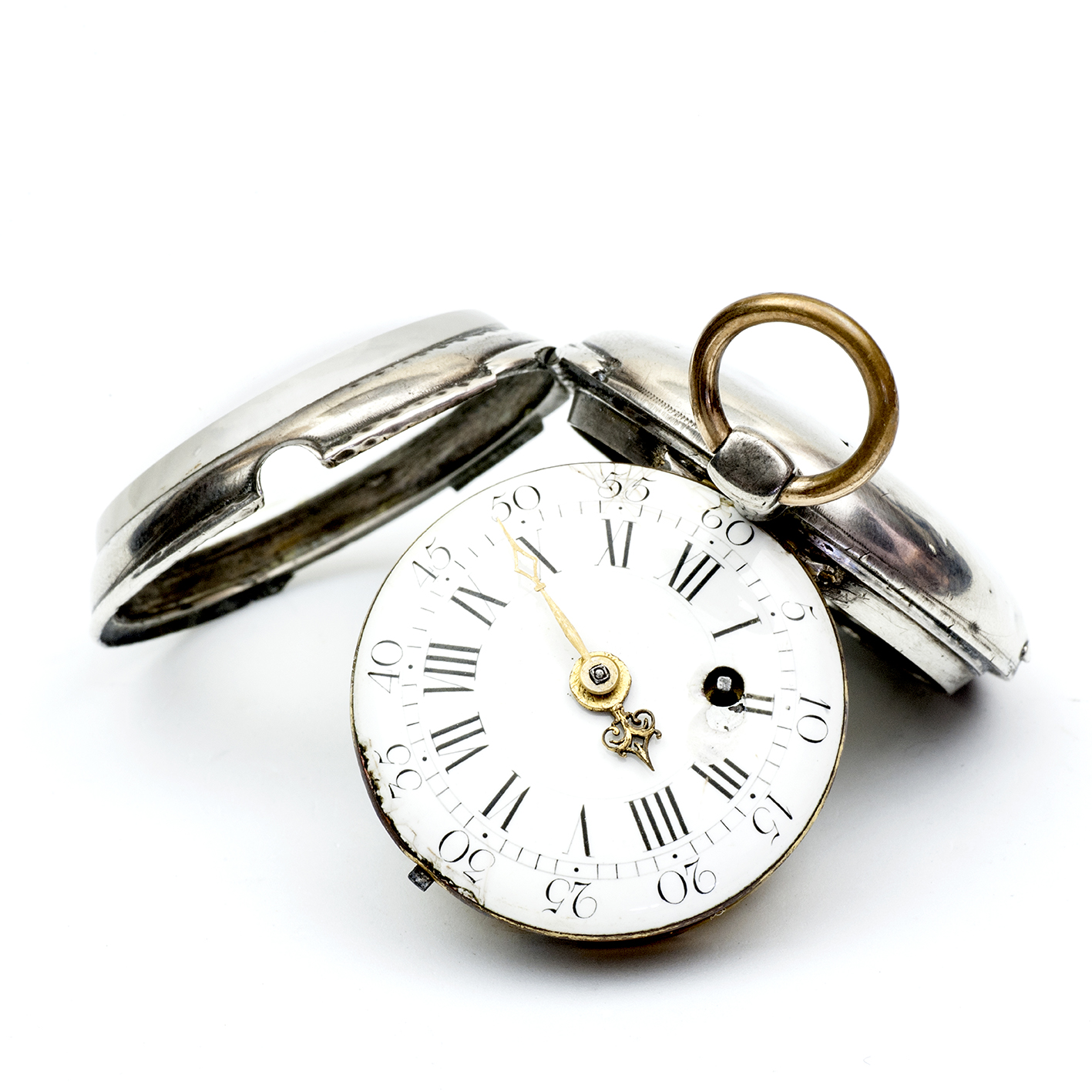 LIEBOLD (A Darmstadt). Reloj alemásn de bolsillo lepine, Verge Fusee (Catalino). Plata. Alemania, ca. 1850. LIEBOLD (A Darmstadt). Reloj alemásn de bolsillo lepine, Verge Fusee (Catalino). Plata. Alemania, ca. 1850.