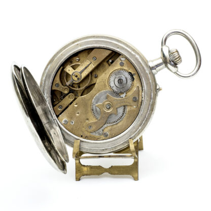 Erotic pocket watch. AUTOMATON. Lepine and Remontoir. Big size. Switzerland, ca. 1880