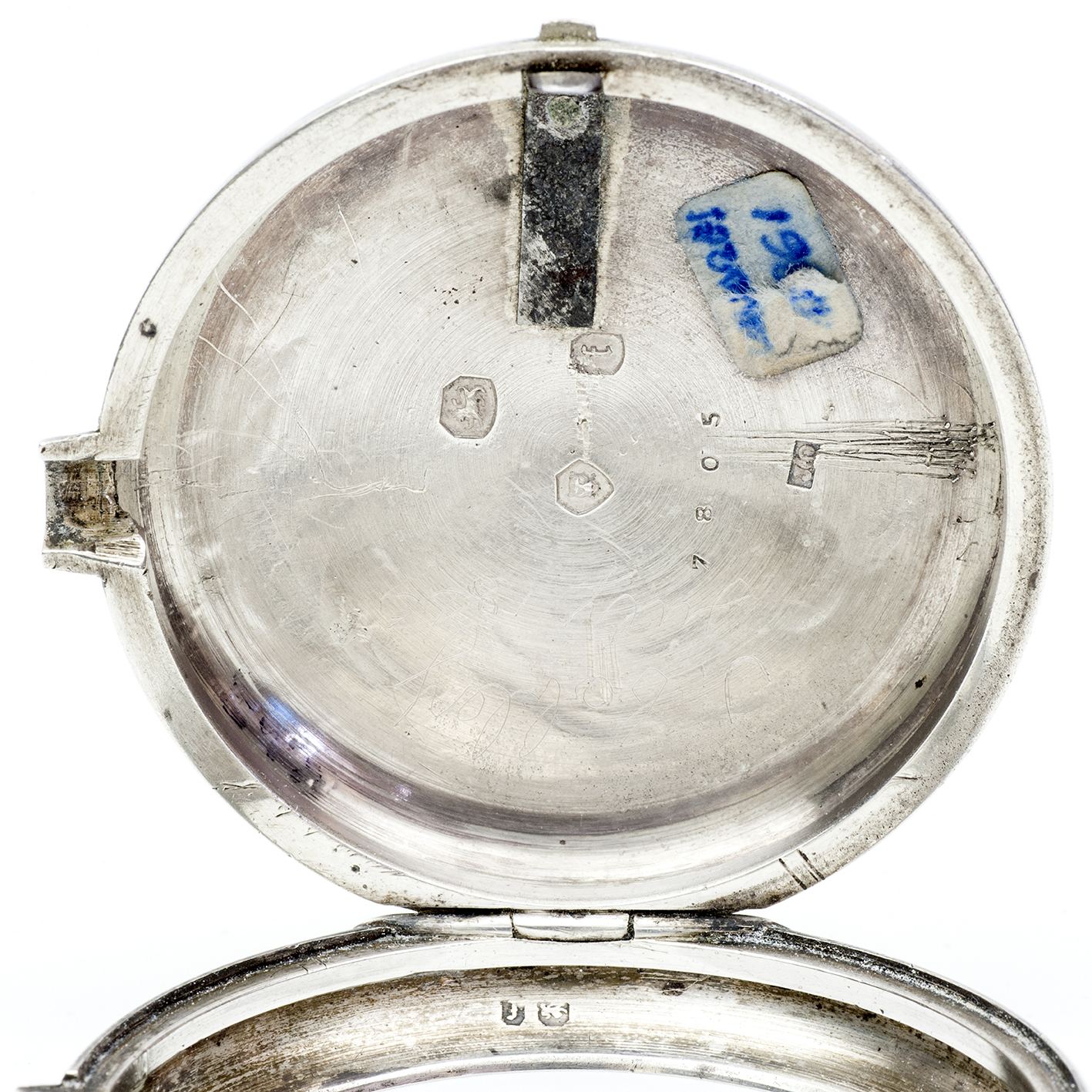 Reloj Inglés de bolsillo lepine, Verge Fusee (Catalino). Plata. Londres, año 1861. Reloj Inglés de bolsillo lepine, Verge Fusee (Catalino). Plata. Londres, año 1861.