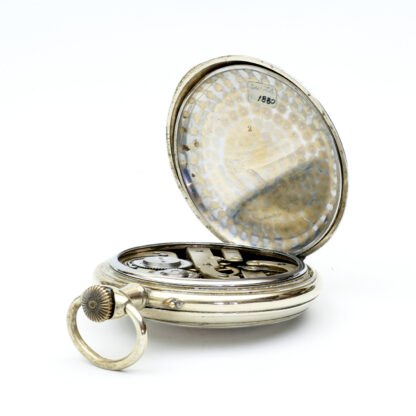 Swiss erotic pocket watch. AUTOMATON. Lepine and Remontoir. Big size. Switzerland, ca. 1880