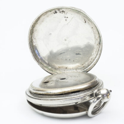 TOBIAS. Reloj suizo de bolsillo, saboneta. Plata. Suiza, ca. 1890.