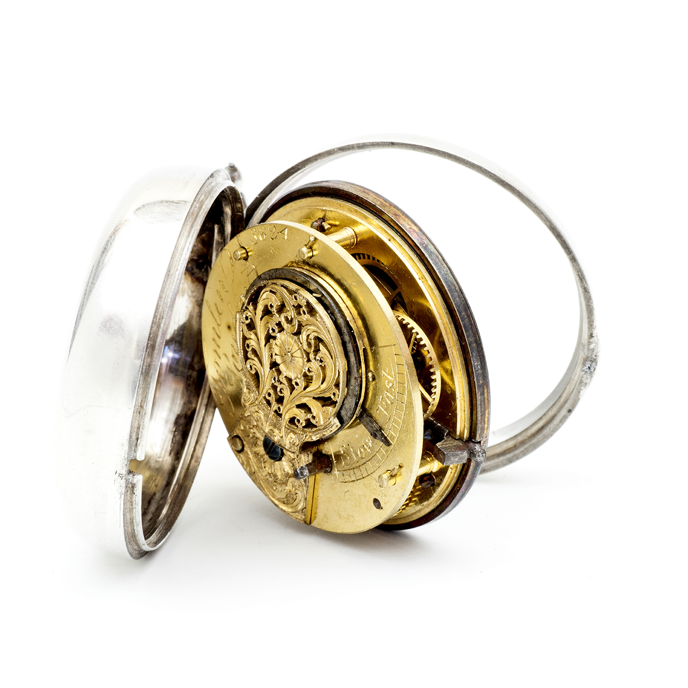 TOMLIN (London). Reloj de bolsillo lepine, Verge Fusee (Catalino). Plata. Londres, año 1826. TOMLIN (London). Reloj de bolsillo lepine, Verge Fusee (Catalino). Plata. Londres, año 1826.