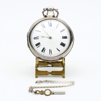 TOMLIN (London). Reloj de bolsillo lepine, Verge Fusee (Catalino). Plata. Londres, año 1826.
