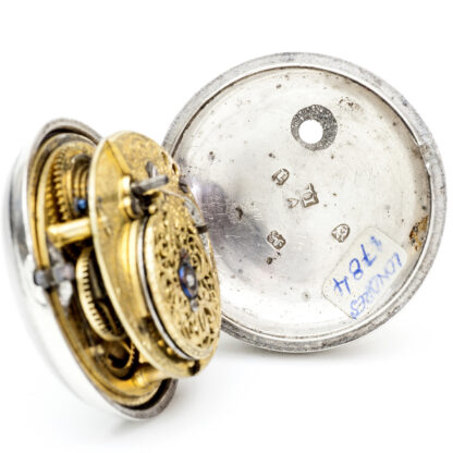 VALE & HOWLETT (Coventry). Reloj de bolsillo lepine, Verge Fusee. Plata. Londres, año 1784.