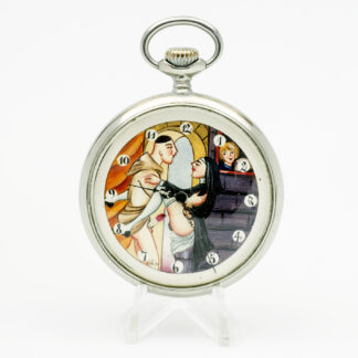 DOXA. Reloj de bolsillo, lepine y remontoir. Automatón. Ca. 1906.