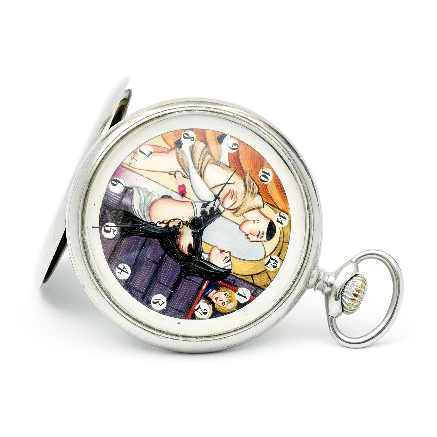DOXA. Reloj de bolsillo, lepine y remontoir. Automatón. Ca. 1906. DOXA. Reloj de bolsillo, lepine y remontoir. Automatón. Ca. 1906.