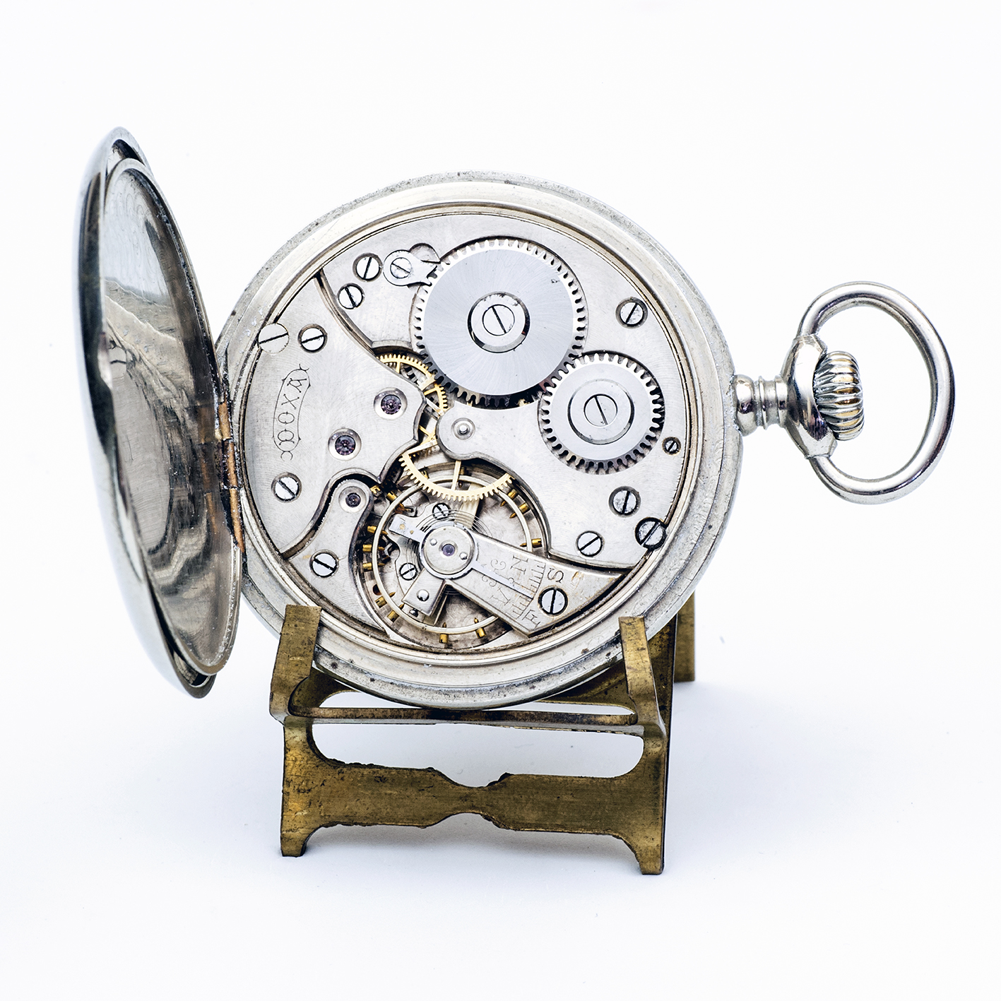 DOXA. Reloj de bolsillo, lepine y remontoir. Automatón. Ca. 1925. DOXA. Reloj de bolsillo, lepine y remontoir. Automatón. Ca. 1925.