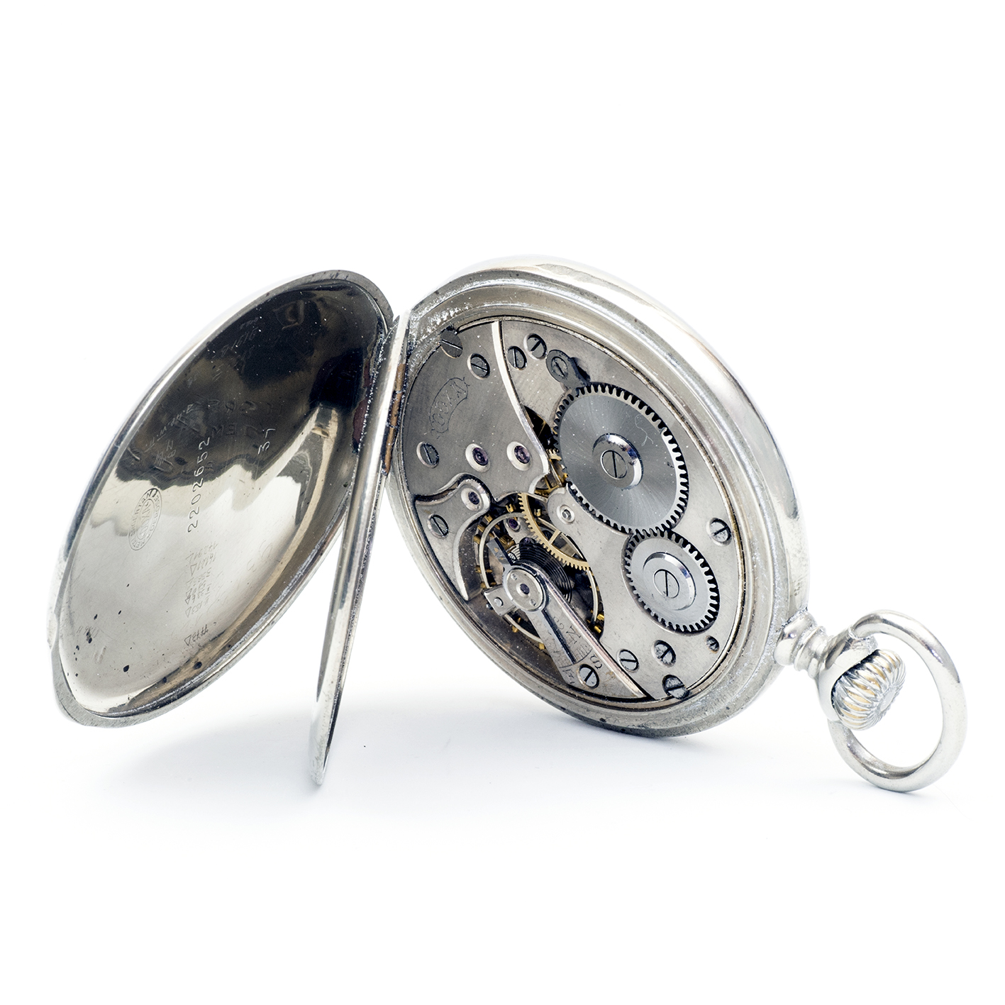 DOXA. Reloj de bolsillo, lepine y remontoir. Automatón. Ca. 1925. DOXA. Reloj de bolsillo, lepine y remontoir. Automatón. Ca. 1925.