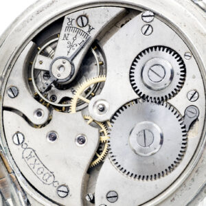 DOXA. Reloj Suizo erótico de bolsillo. AUTOMATÓN. Lepine y Remontoir. Gran Tamaño. Suiza, ca. 1906