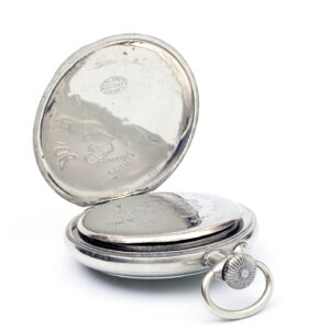 DOXA. Reloj Suizo erótico de bolsillo. AUTOMATÓN. Lepine y Remontoir. Gran Tamaño. Suiza, ca. 1906