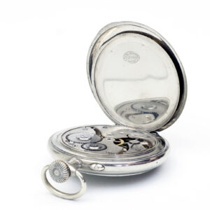 DOXA. Reloj Suizo erótico de bolsillo. AUTOMATÓN. Lepine y Remontoir. Gran Tamaño. Suiza, ca. 1906